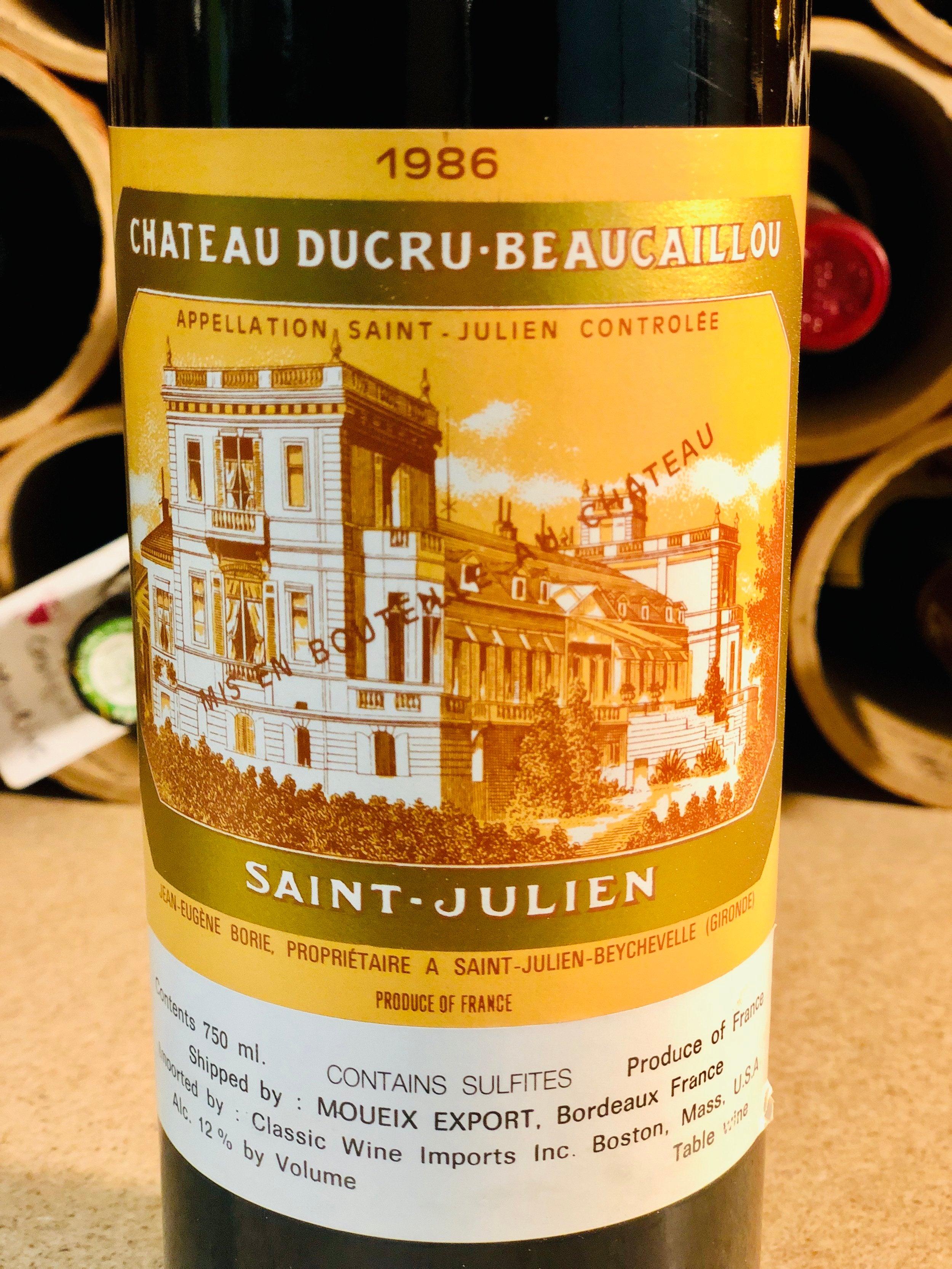 Ducru Beaucaillou 1986