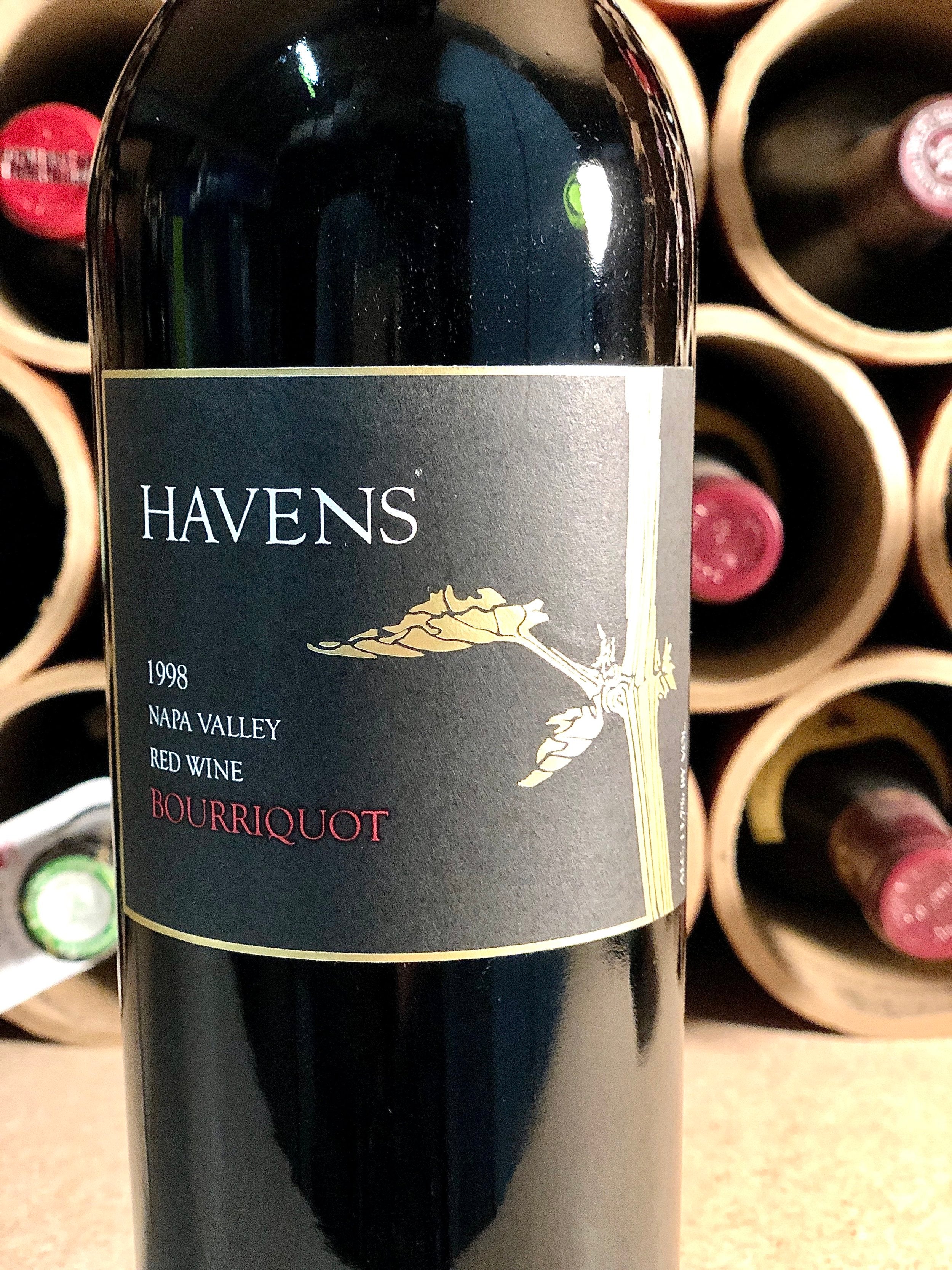 Havens, Napa Valley, Bourriquot 1998
