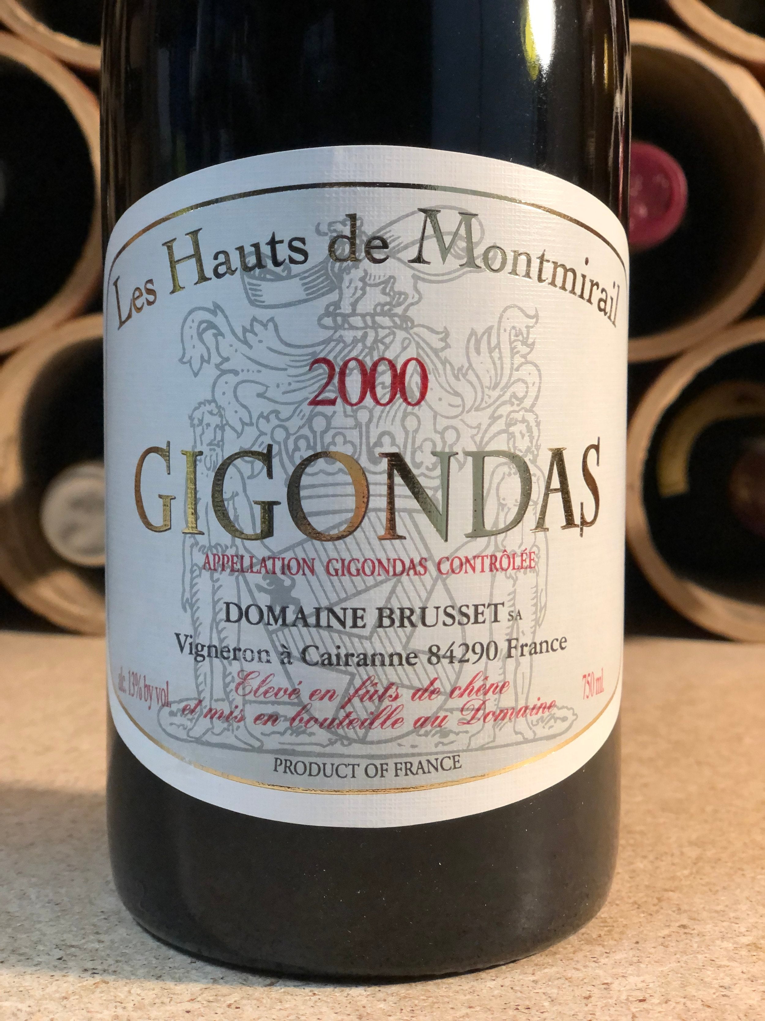 Brusset, Gigondas, Hauts de Montmirail 2000