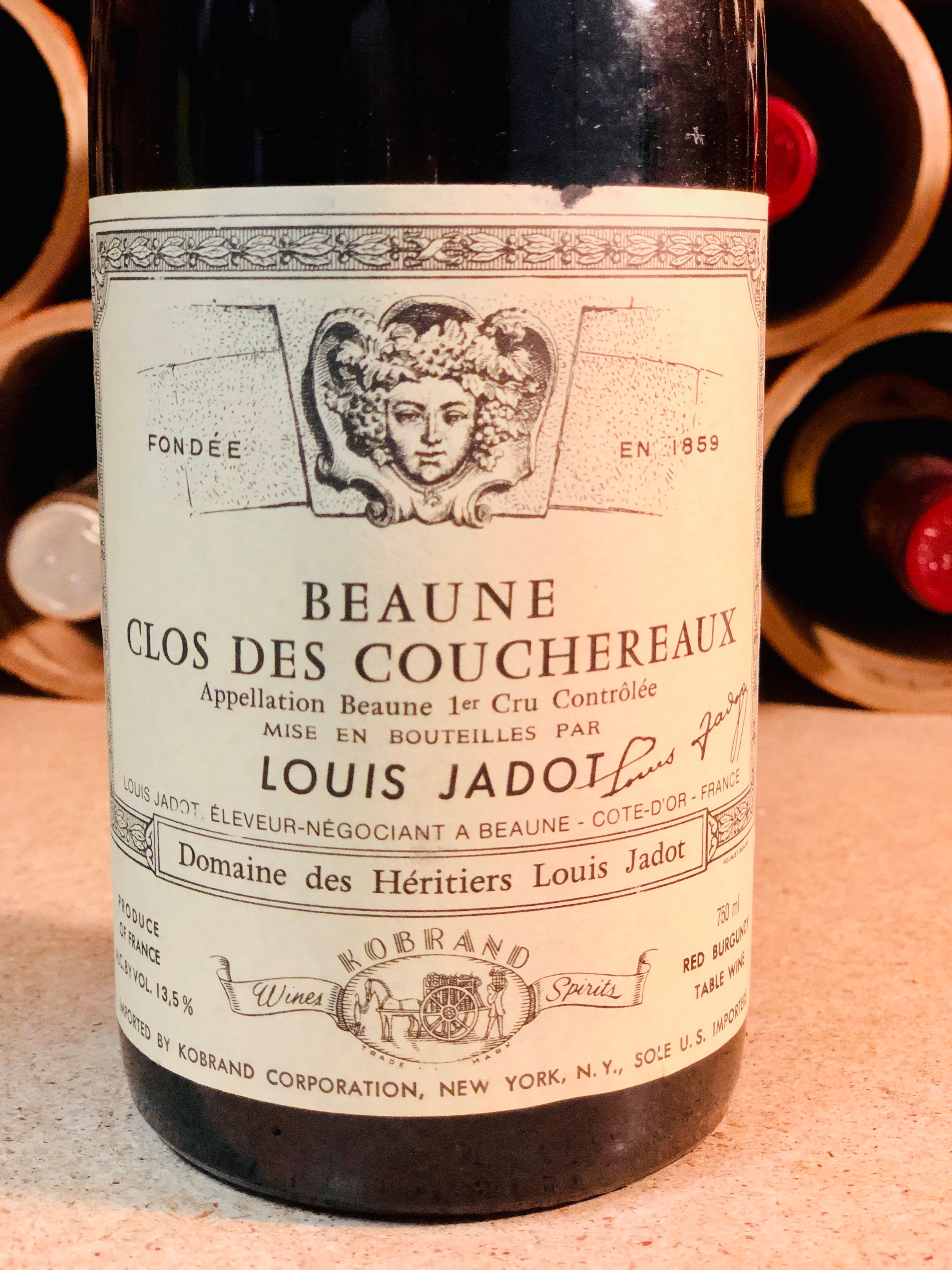 Louis Jadot (Domaine des Héritiers), Beaune, Clos de Couchereaux 1990