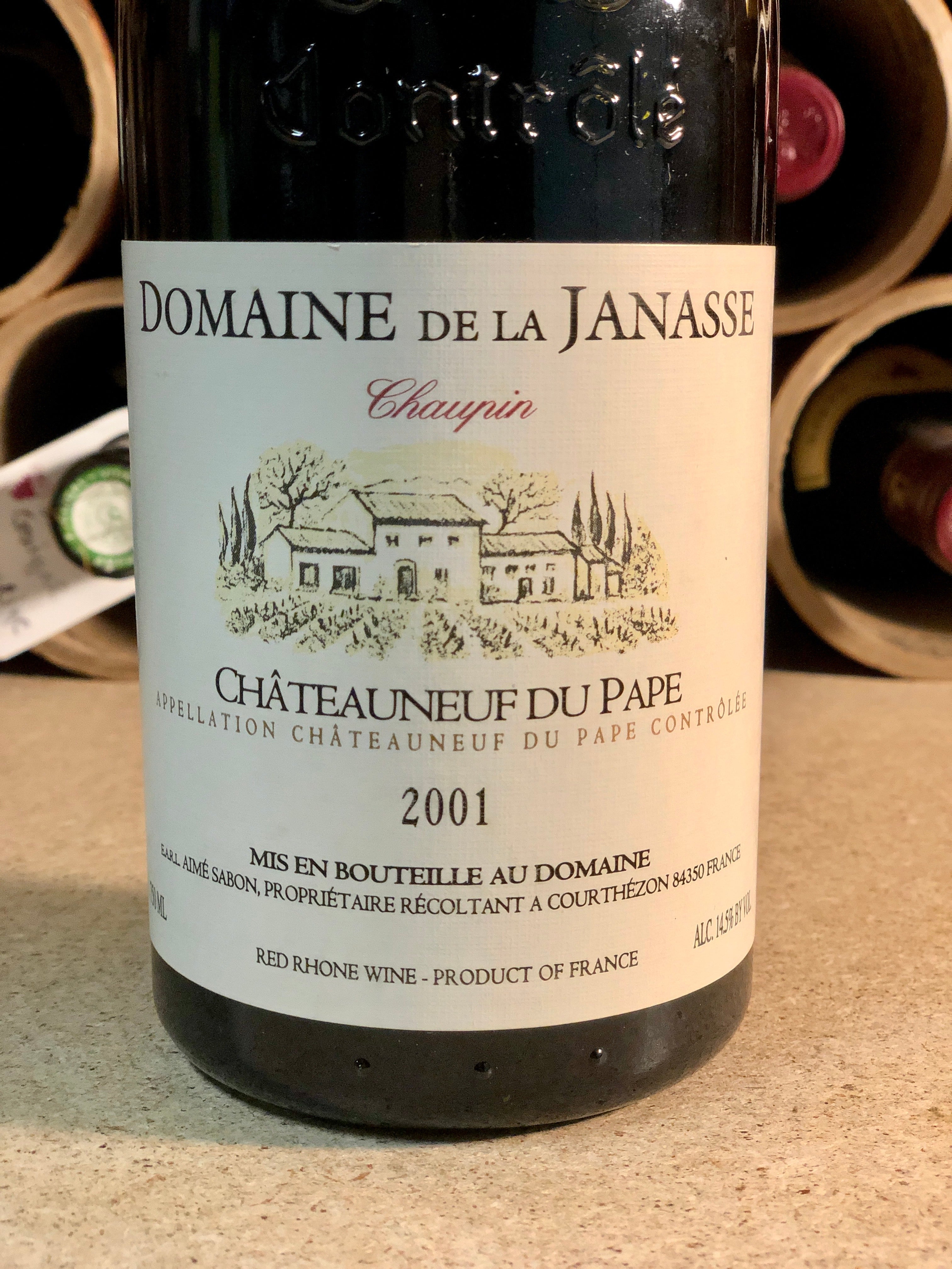 La Janasse, Chateauneuf du Pape, Cuvee Chaupin 2001