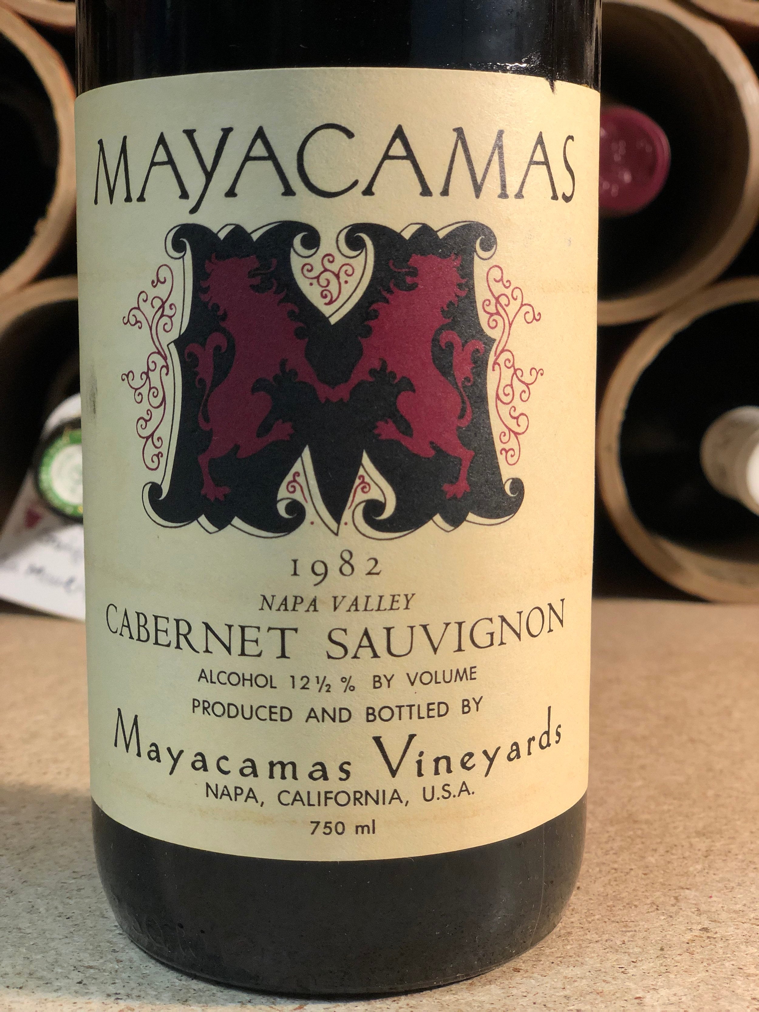 Mayacamas, Napa Valley, Mt. Veeder, Cabernet Sauvignon 1982 (BN)