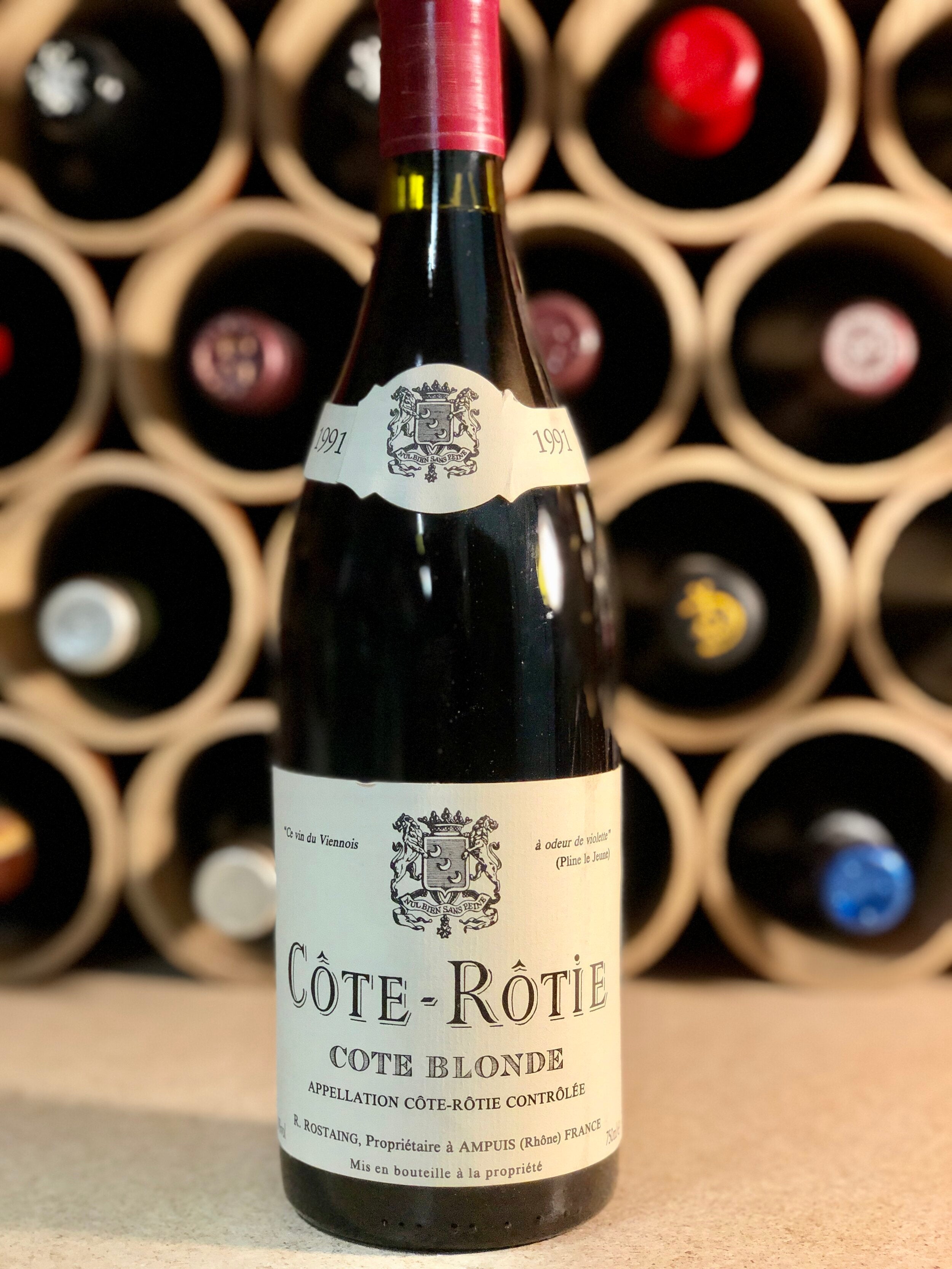 Rene Rostaing, Cote Blonde, Cote-Rotie 1991
