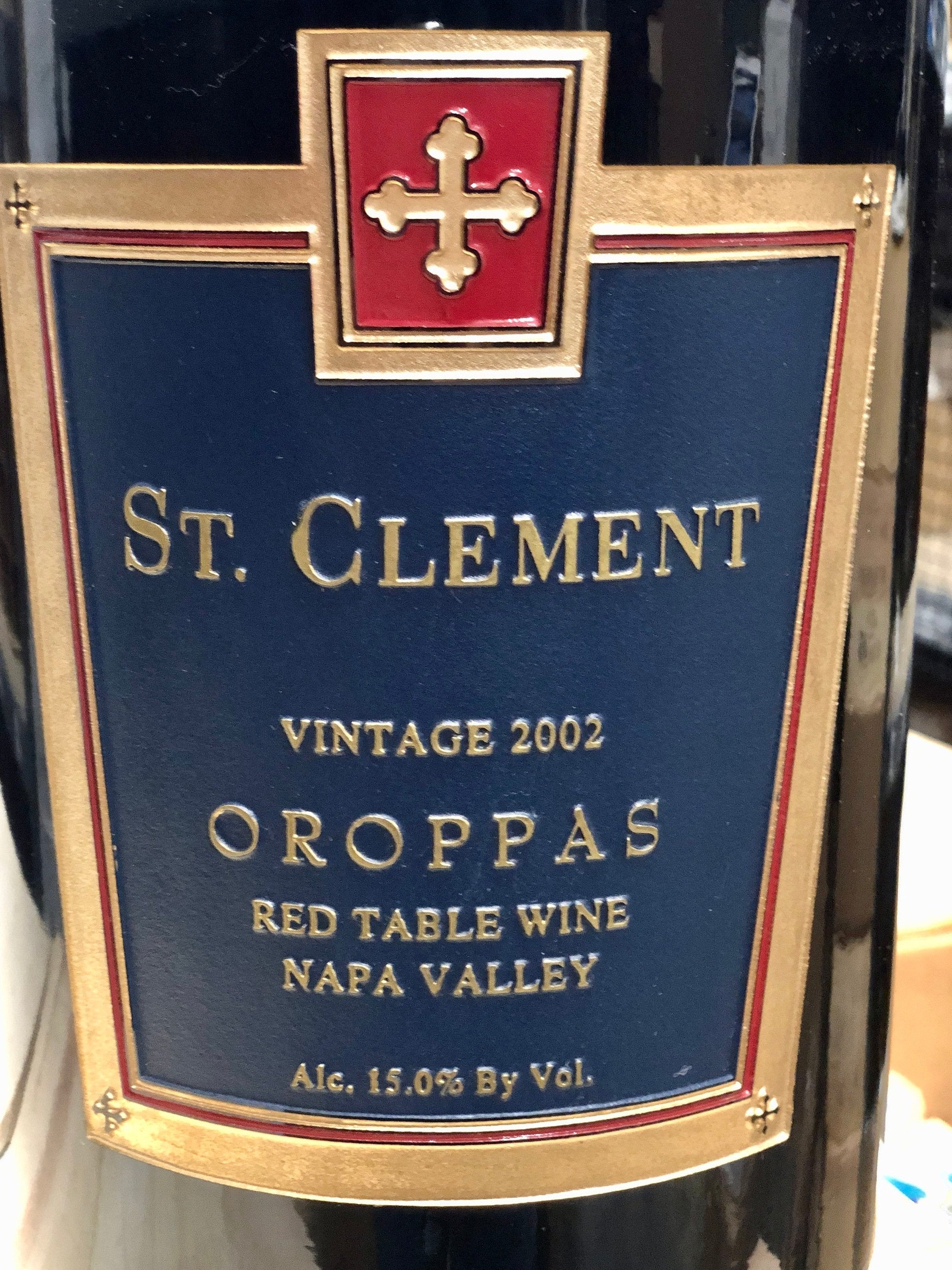 St. Clement, Napa Valley, Oroppas, Cabernet Sauvignon 2002 (6.0L)