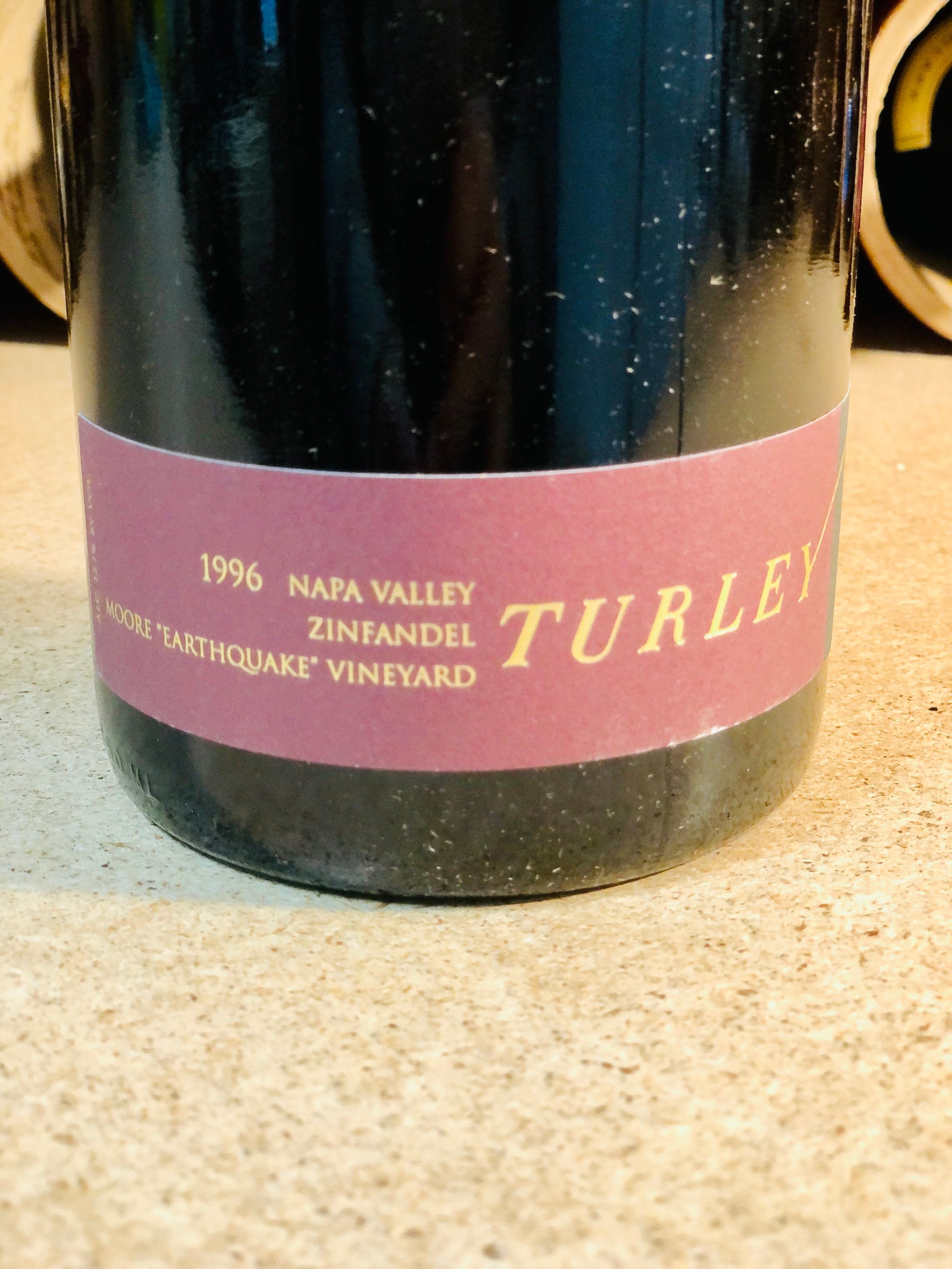 Turley, Napa Valley, Moore Earthquake Vineyard, Zinfandel 1996