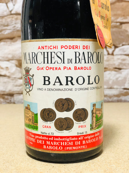 芸能人愛用 | 4 CHAPTER – 1961 Barolo Barolo, di Marchesi FINE RARE + ワイン