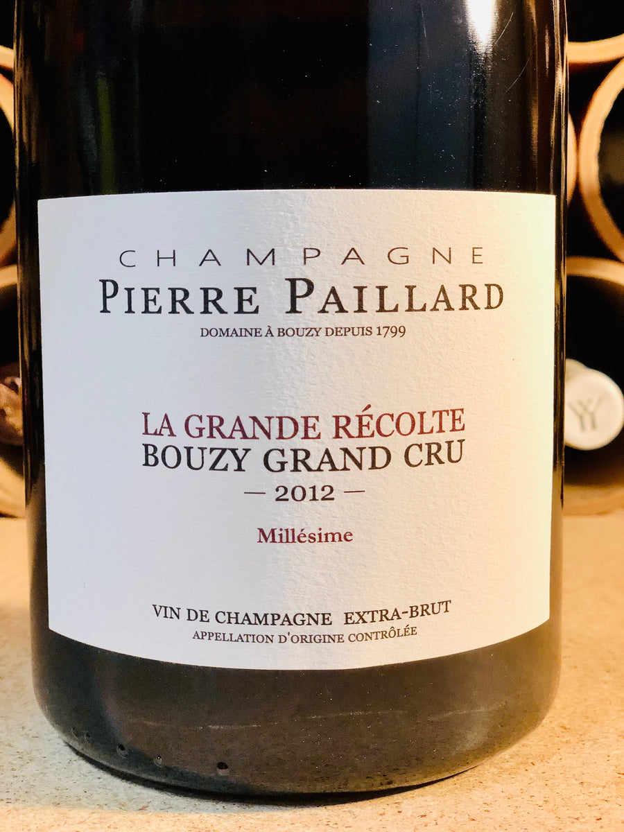 Pierre Paillard, La Grande Récolte, Bouzy, Grand Cru, Extra Brut 2012 ...