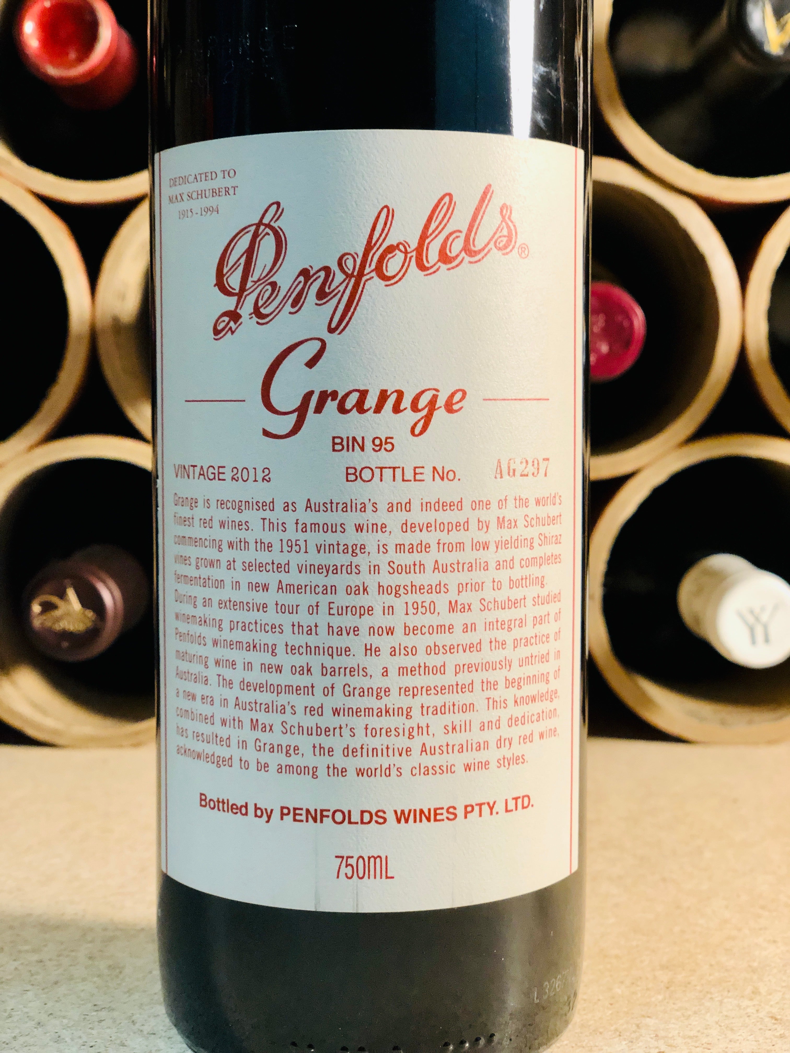 Penfolds, Grange 2012 – CHAPTER 4 | FINE + RARE SUPPLY