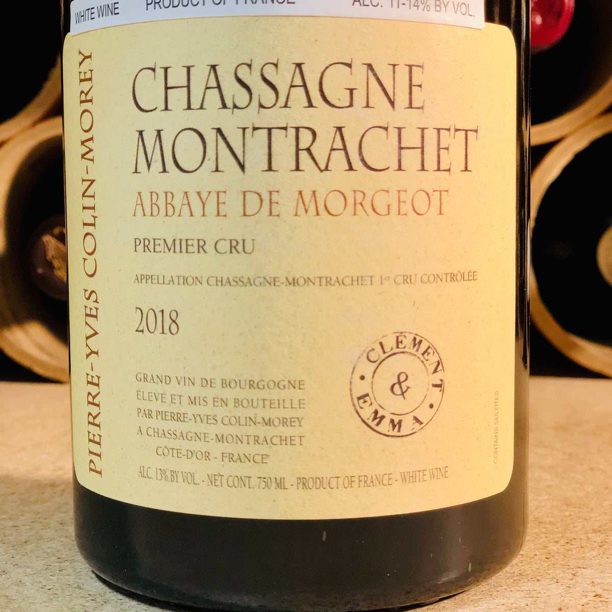 Pierre-Yves Colin-Morey, Chassagne-Montrachet, Abbaye de Morgeot, Cuve ...