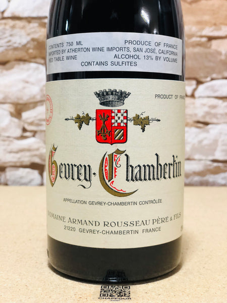 Armand Rousseau, Gevrey-Chambertin 1996 – CHAPTER 4 | FINE + RARE