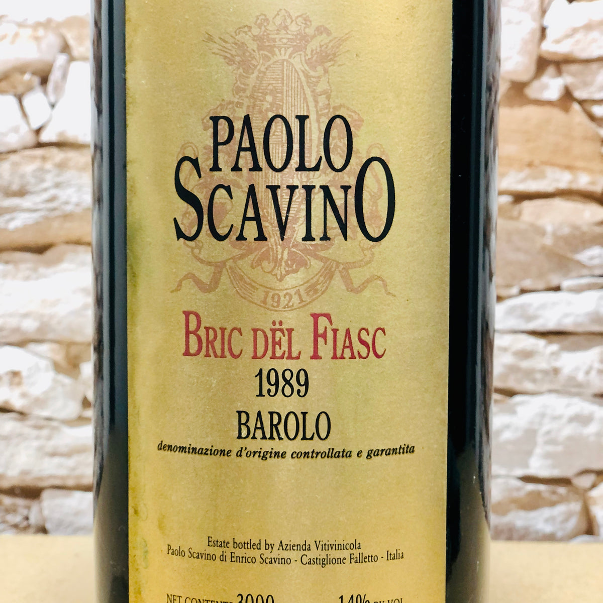Paolo Scavino, Barolo, Bric del Fiasc 1989 (3L) – CHAPTER 4 | FINE + RARE
