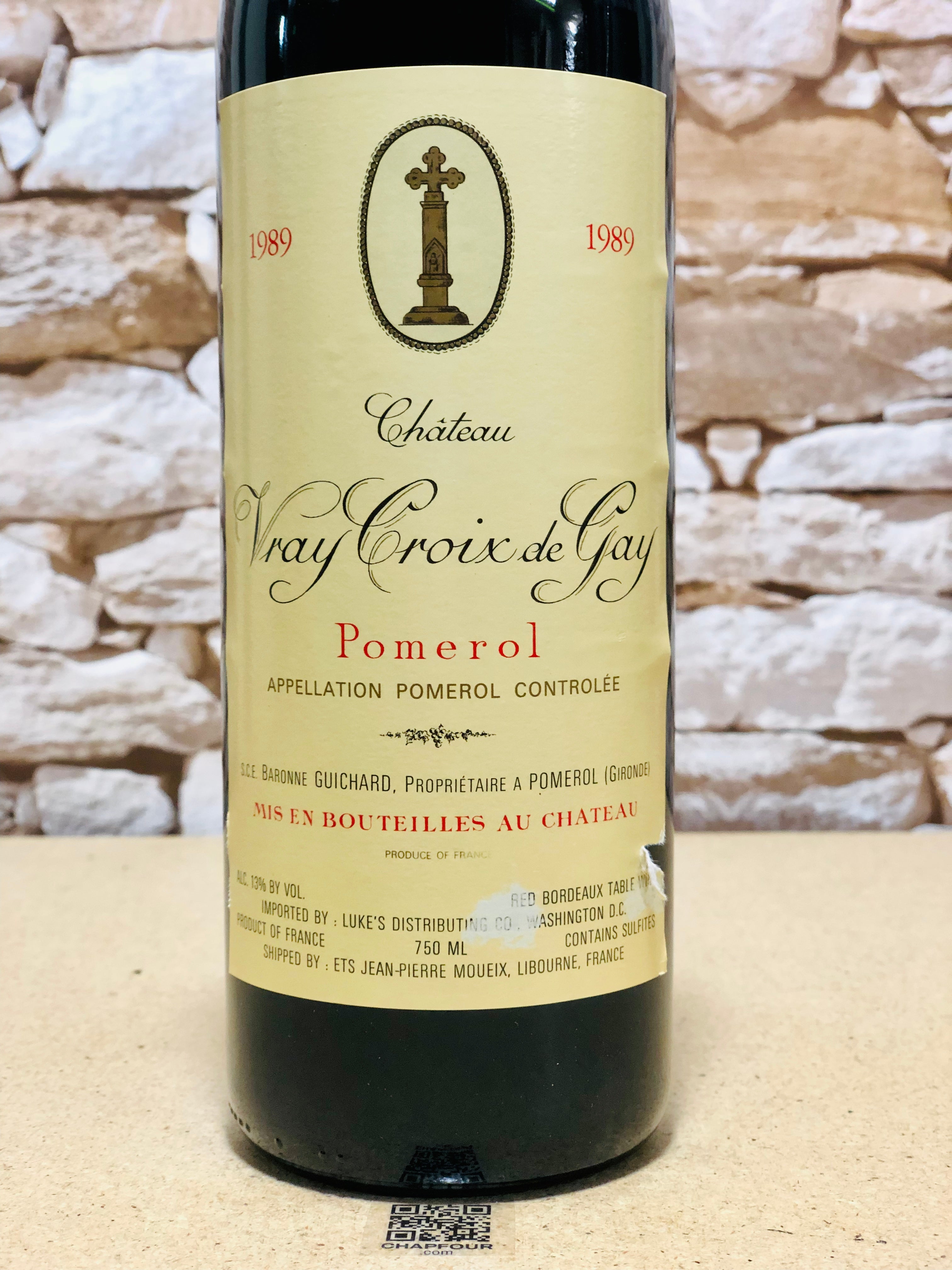 Chateau Vray Croix de Gay, Pomerol 1989 – CHAPTER 4 | FINE + RARE