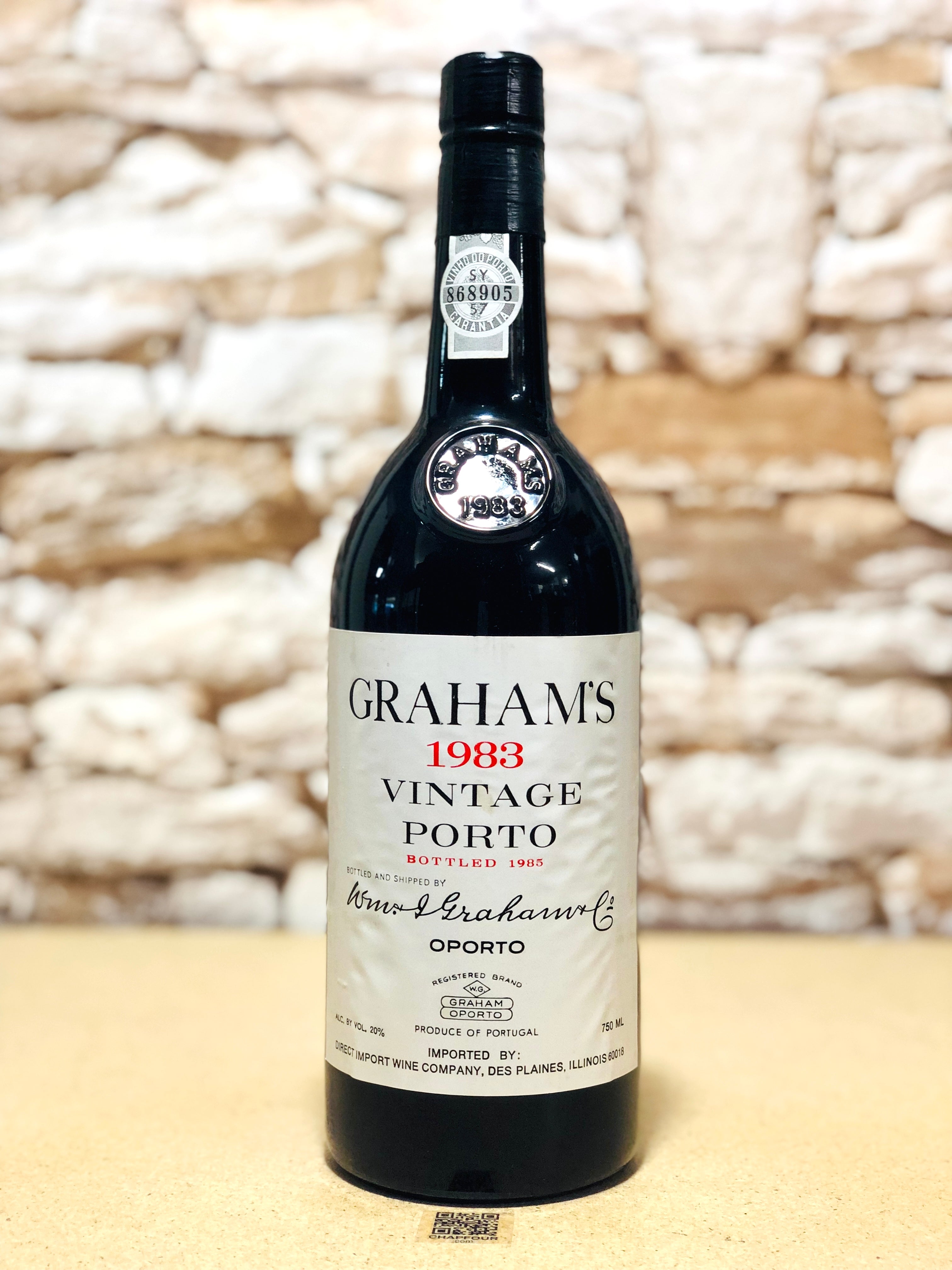 【ふじさん3776】Graham's 1983 Vintage Port Graham's, Vintage Port 1983 – CHAPTER 4 | FINE + RARE