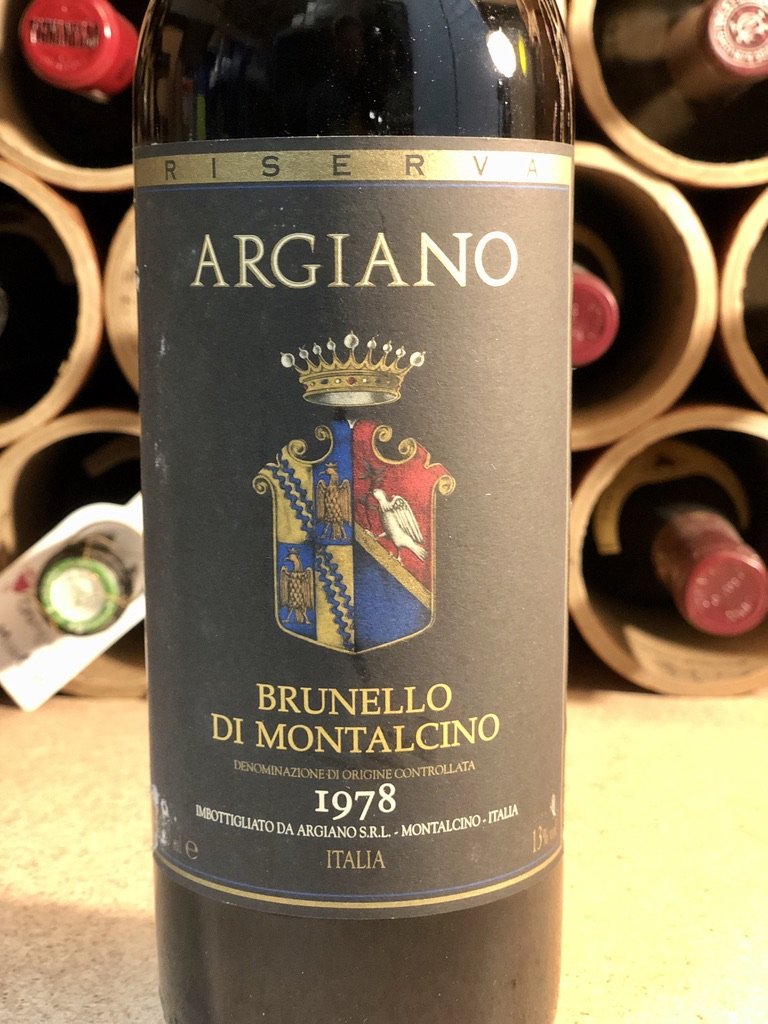Argiano, Brunello Di Montalcino, Riserva 1978