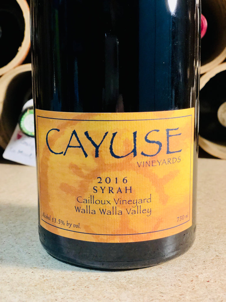 Cayuse, Walla Walla Valley, Cailloux Vineyard Syrah 2016