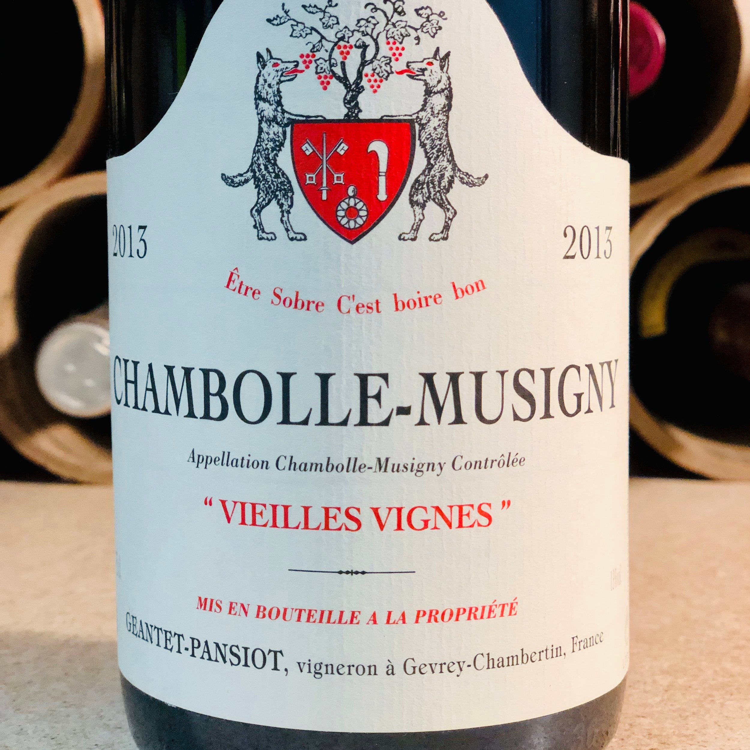 Geantet-Pansiot, Chambolle Musigny, Vieilles Vignes 2013