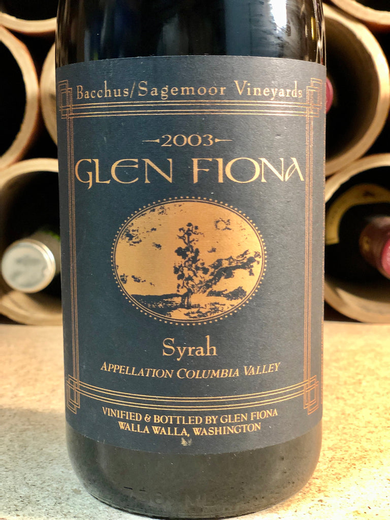 Glen Fiona, Columbia Valley, Bacchus/Sagemoor Vineyard Syrah 2003