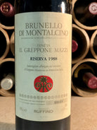 Il Greppone Mazzi, Brunello di Montalcino, Riserva 1988