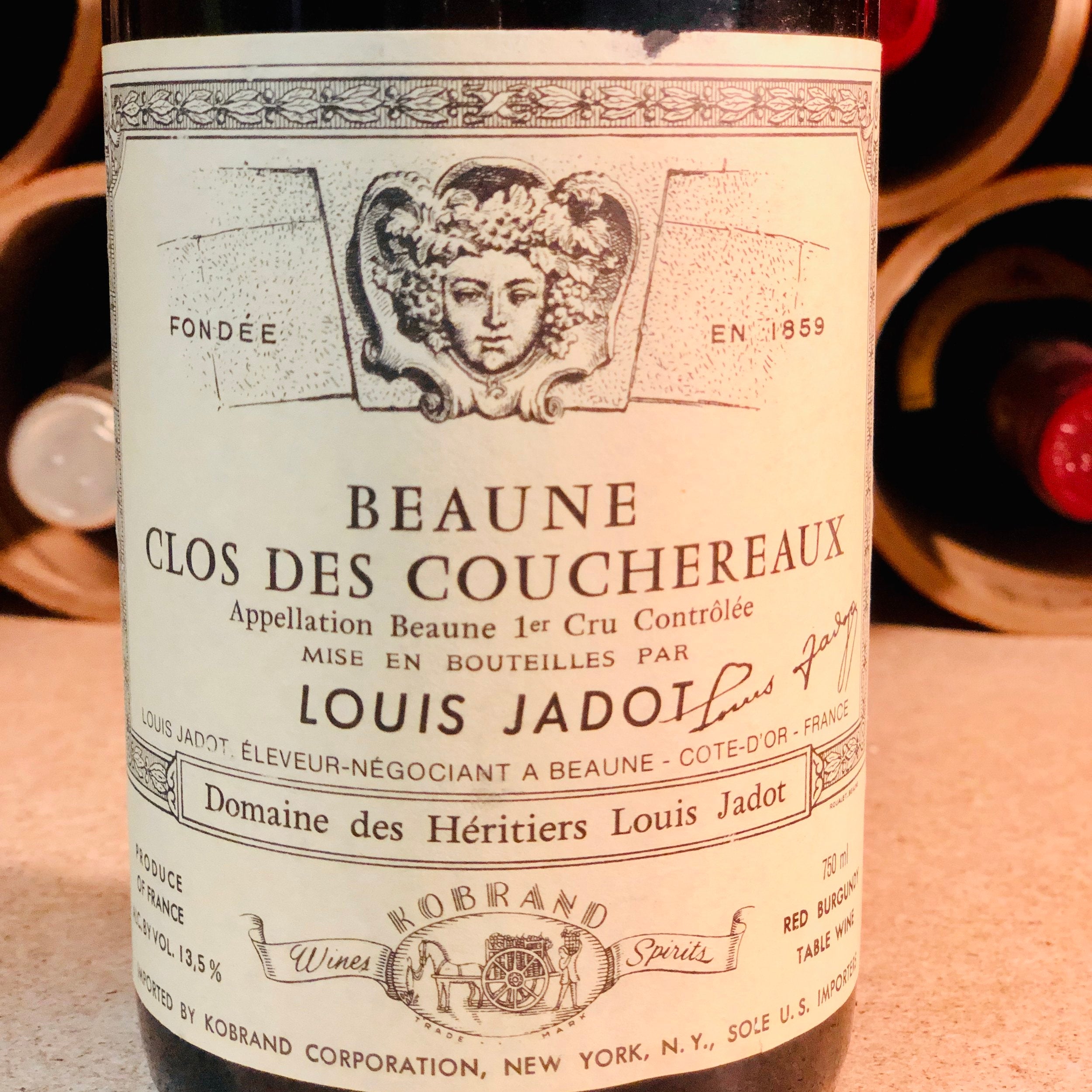 Louis Jadot (Domaine des Héritiers), Beaune, Clos de Couchereaux 1990