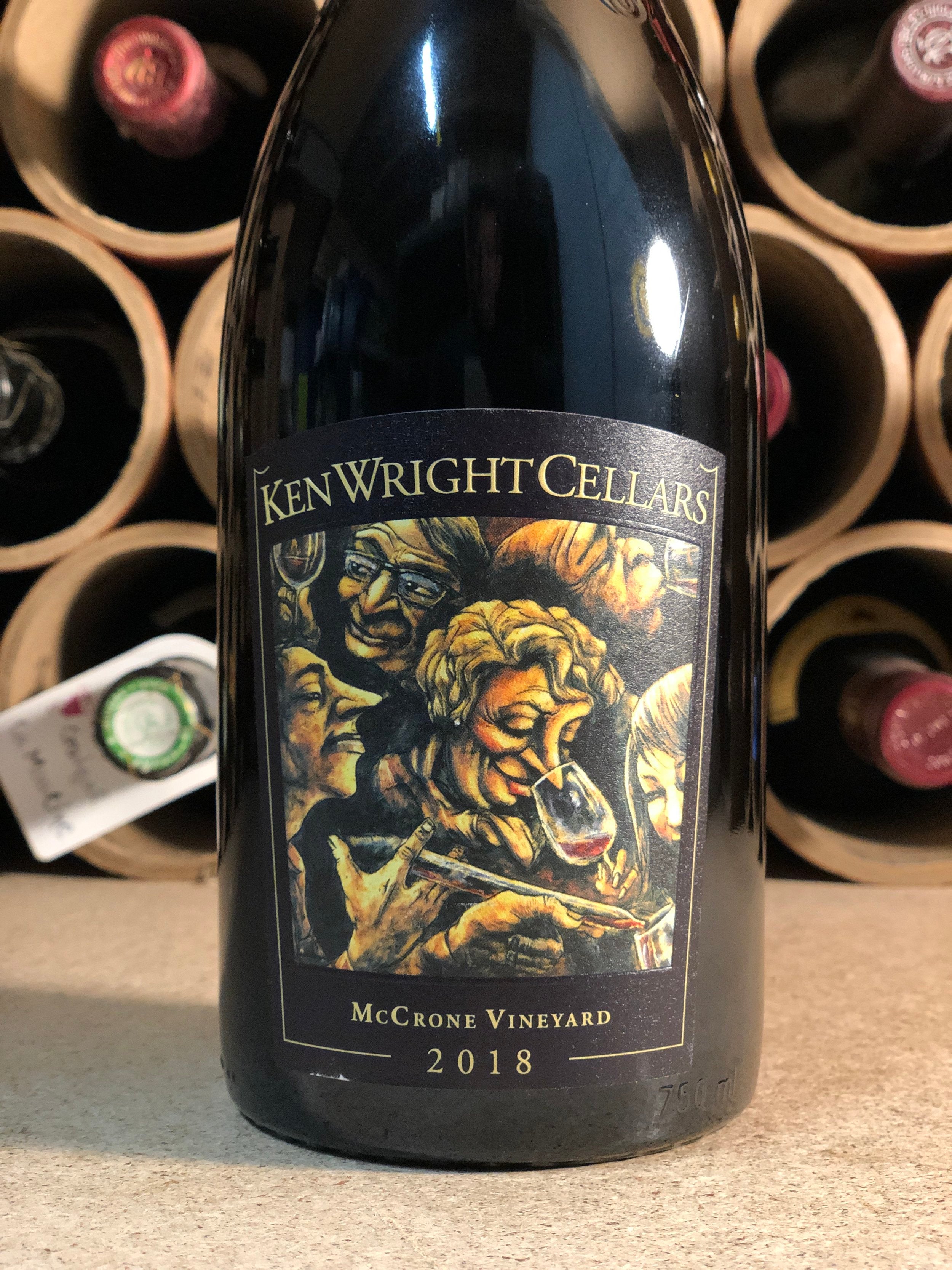 Ken Wright Cellars, Yamhill-Carlton, McCrone Vineyard, Pinot Noir 2018