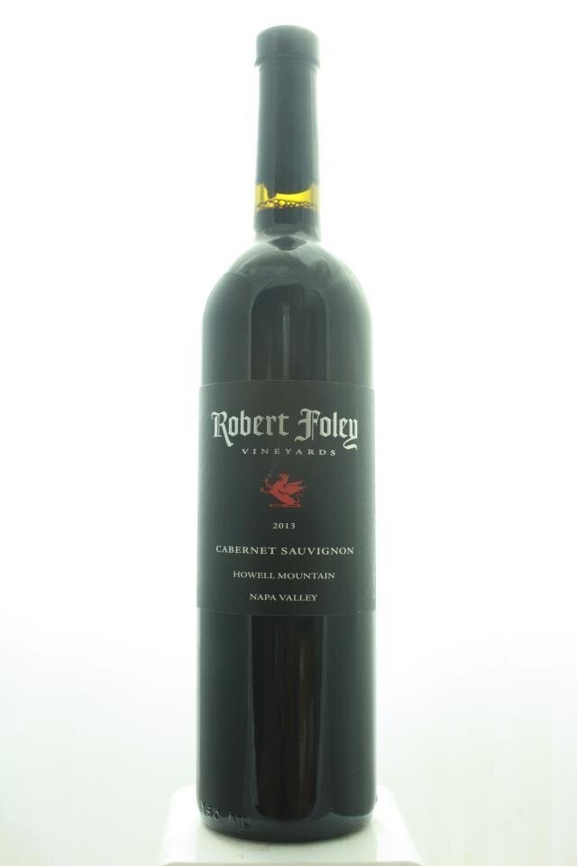 Robert Foley, Howell Mountain, Napa Valley, Cabernet Sauvignon 2013