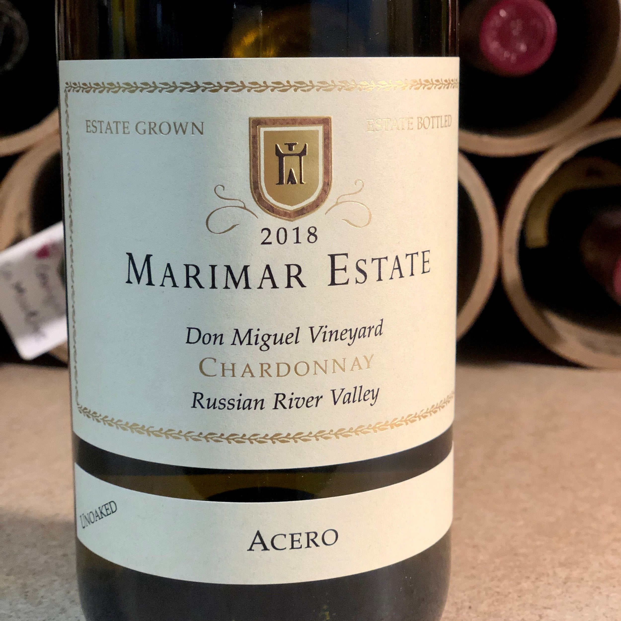 Marimar Estate, Don Miguel Vineyard, Acero, Chardonnay 2018