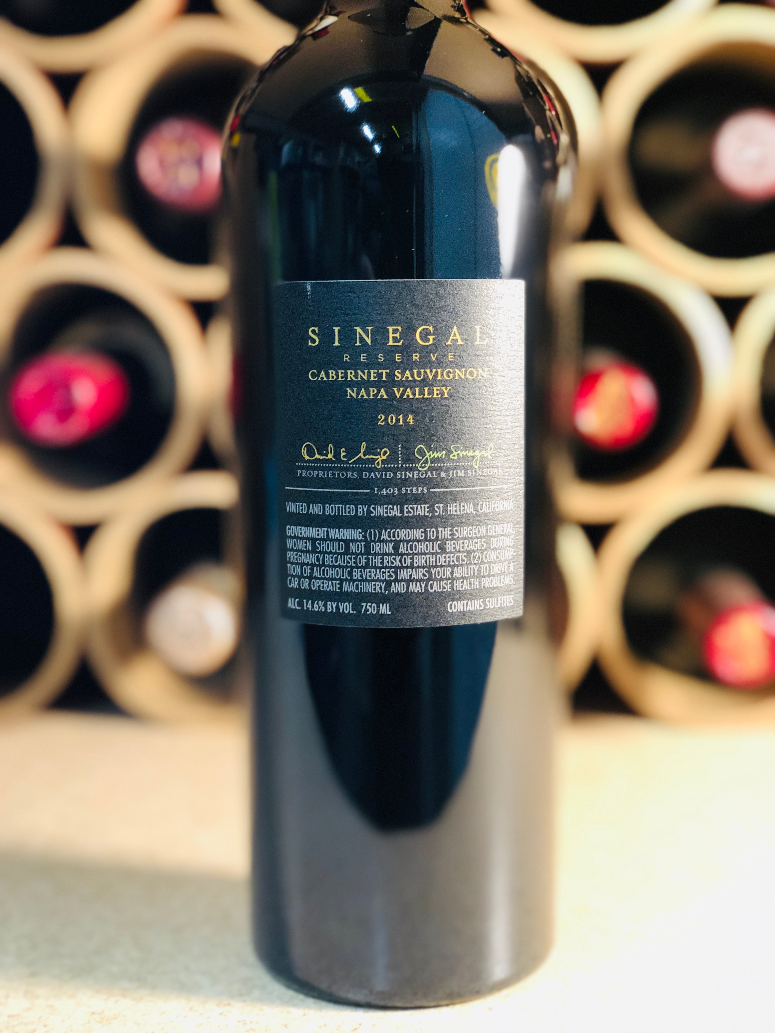 Sinegal, Napa Valley, Reserve Cabernet Sauvignon 2014