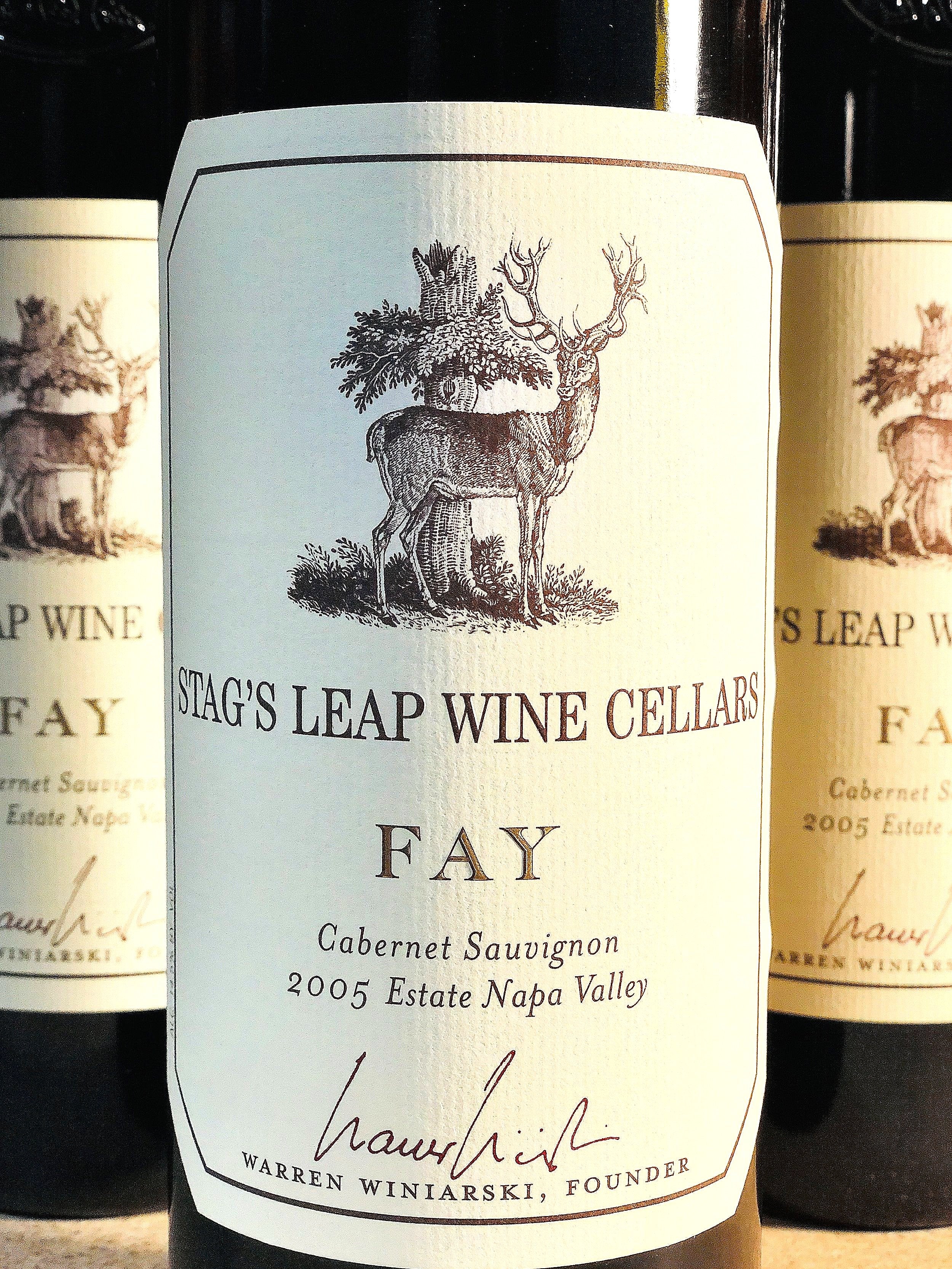 Stag s Leap Wine Cellars Napa Valley Fay Vineyard Cabernet