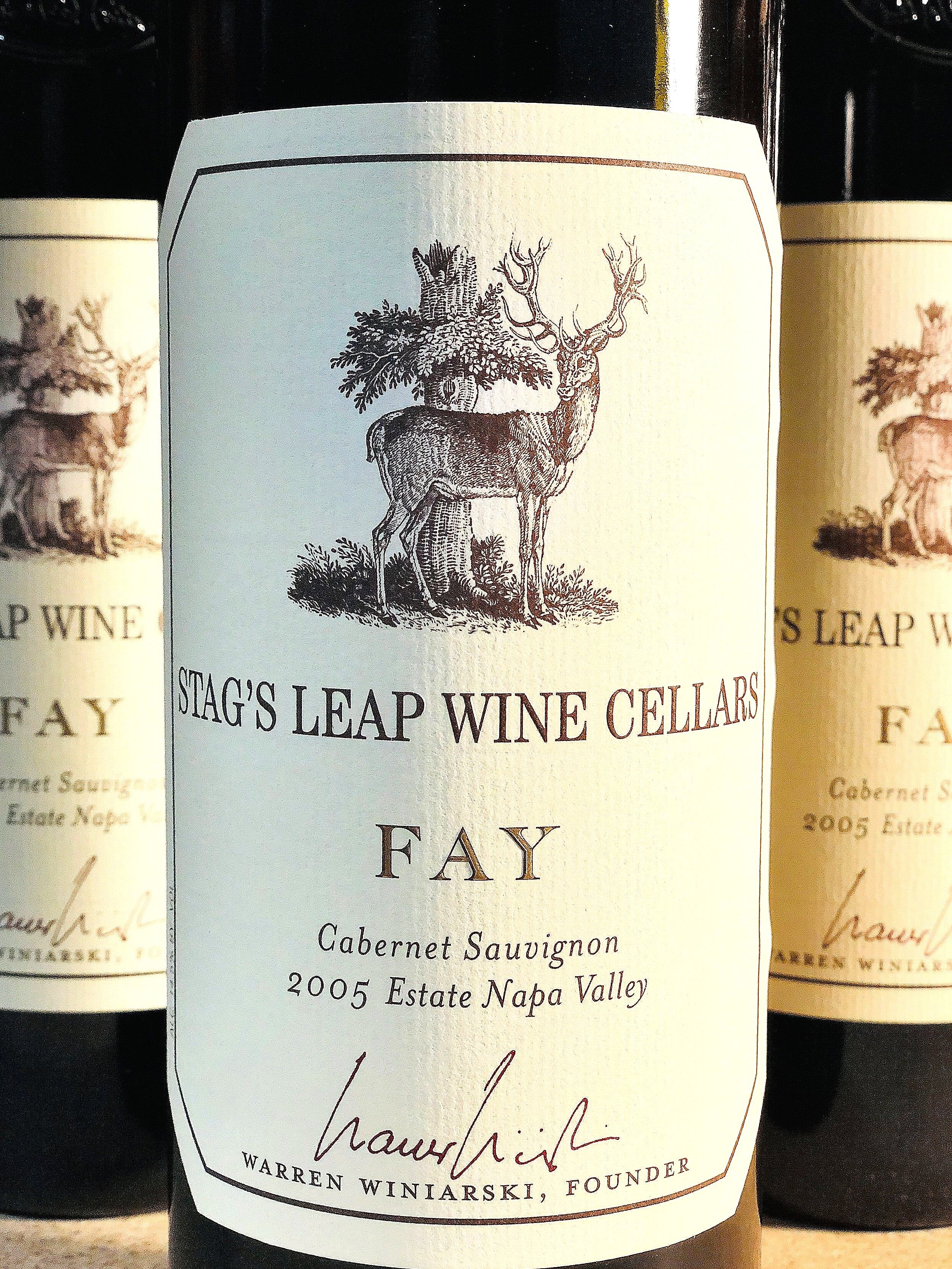 Stag's Leap Wine Cellars, Napa Valley, Fay Vineyard, Cabernet Sauvignon 2005