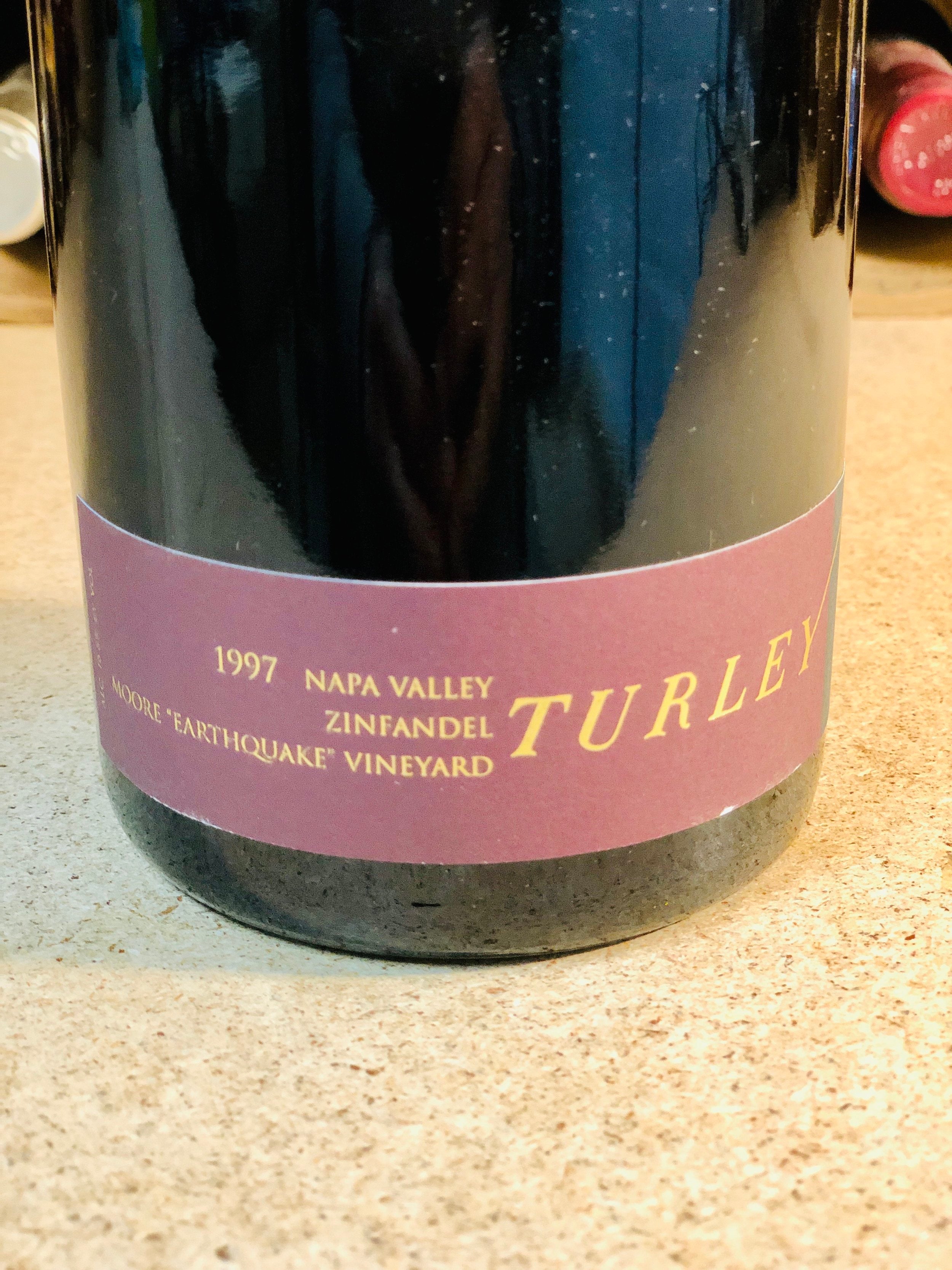 Turley, Napa Valley, Moore Earthquake Vineyard, Zinfandel 1997