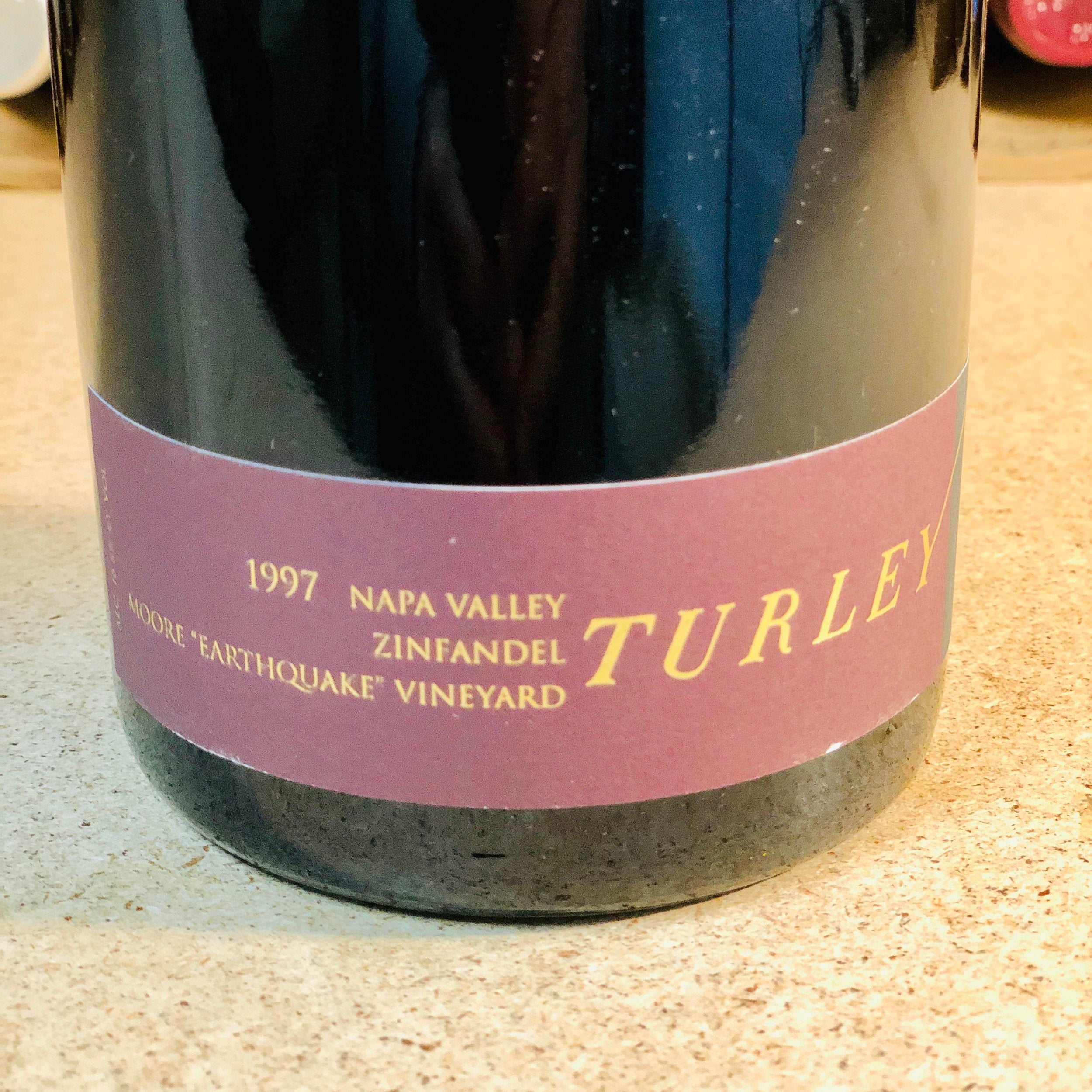 Turley, Napa Valley, Moore Earthquake Vineyard, Zinfandel 1997
