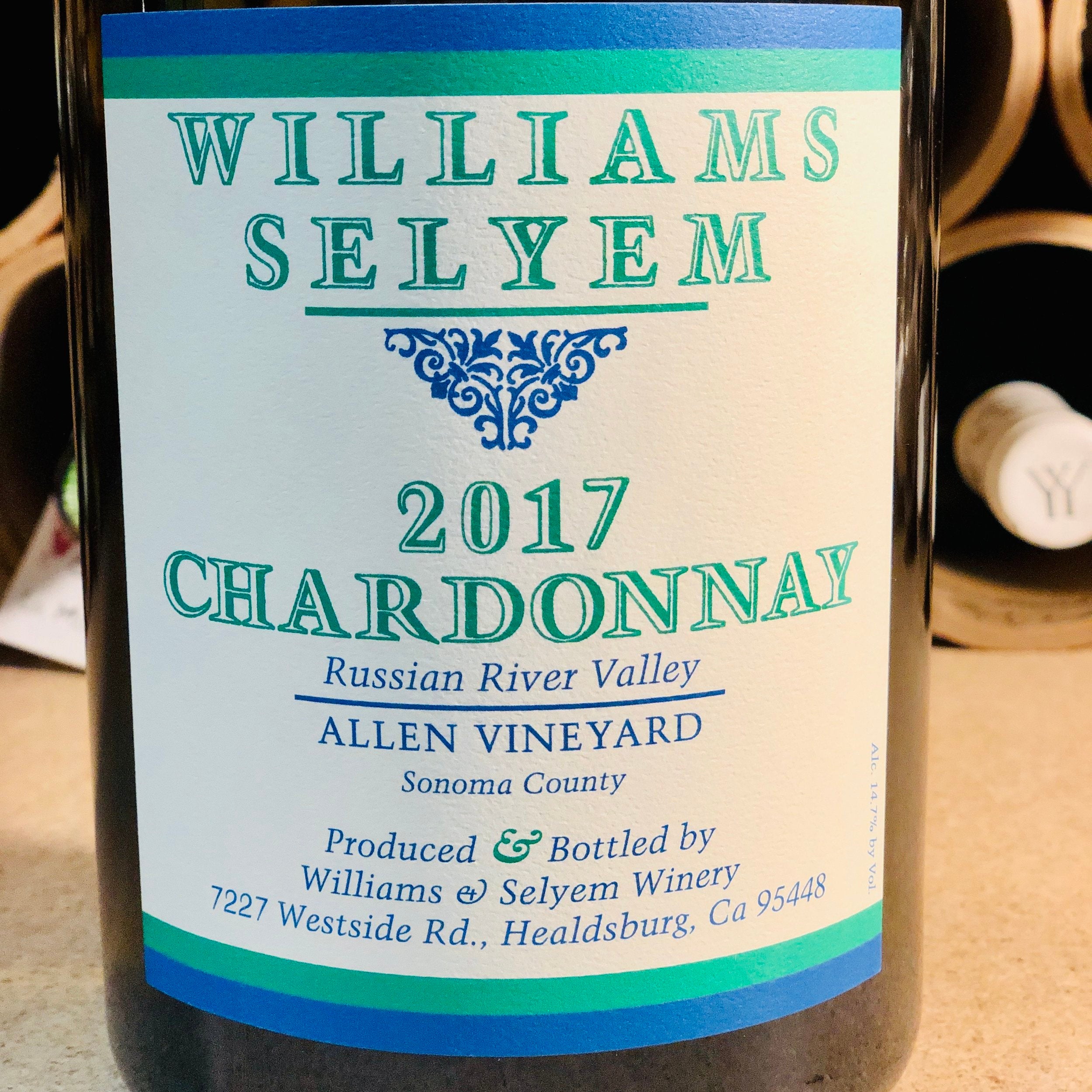 Williams Selyem, Russian River Valley, Allen Vineyard, Chardonnay 2017 (1.5L)
