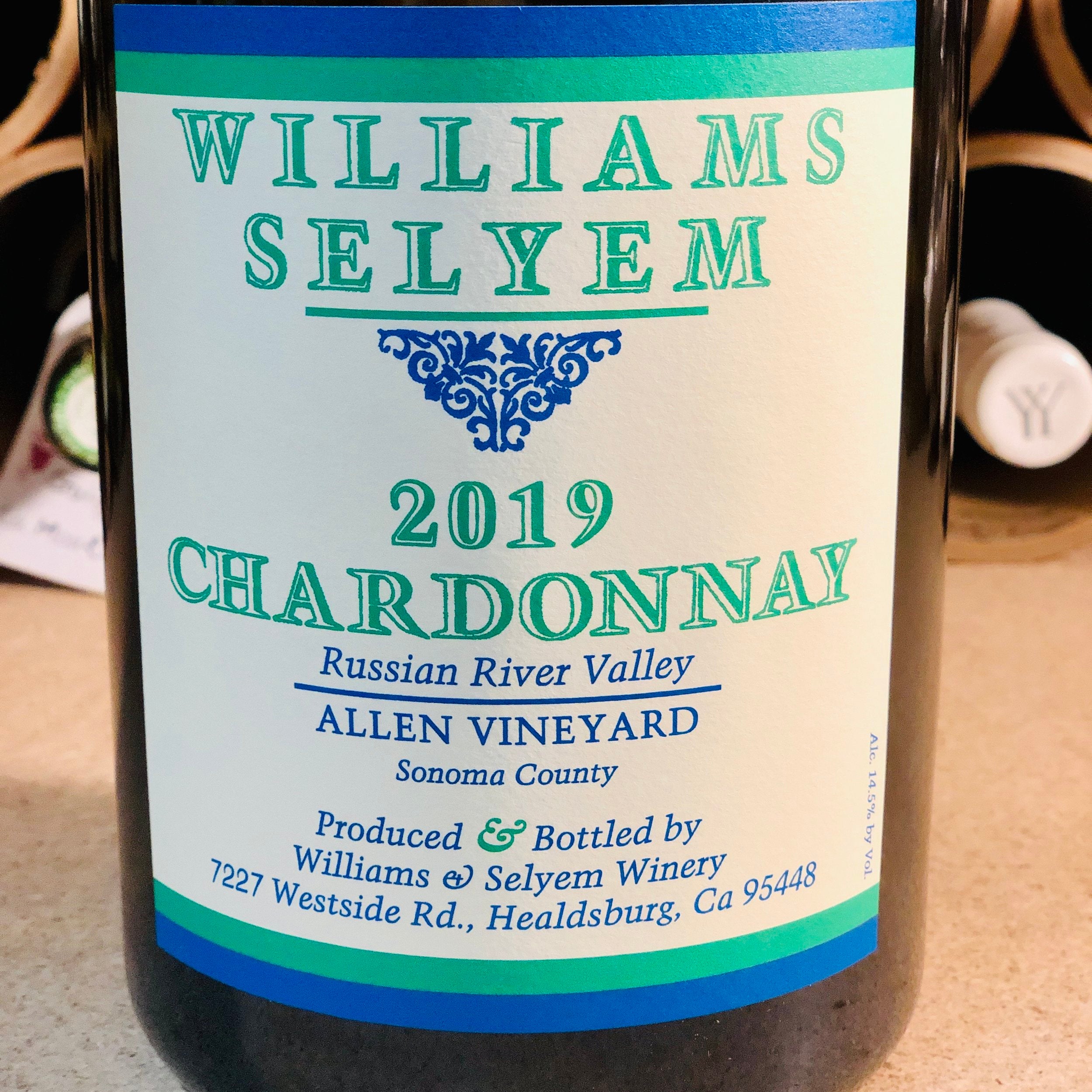 Williams Selyem, Russian River Valley, Allen Vineyard, Chardonnay 2019 (1.5L)