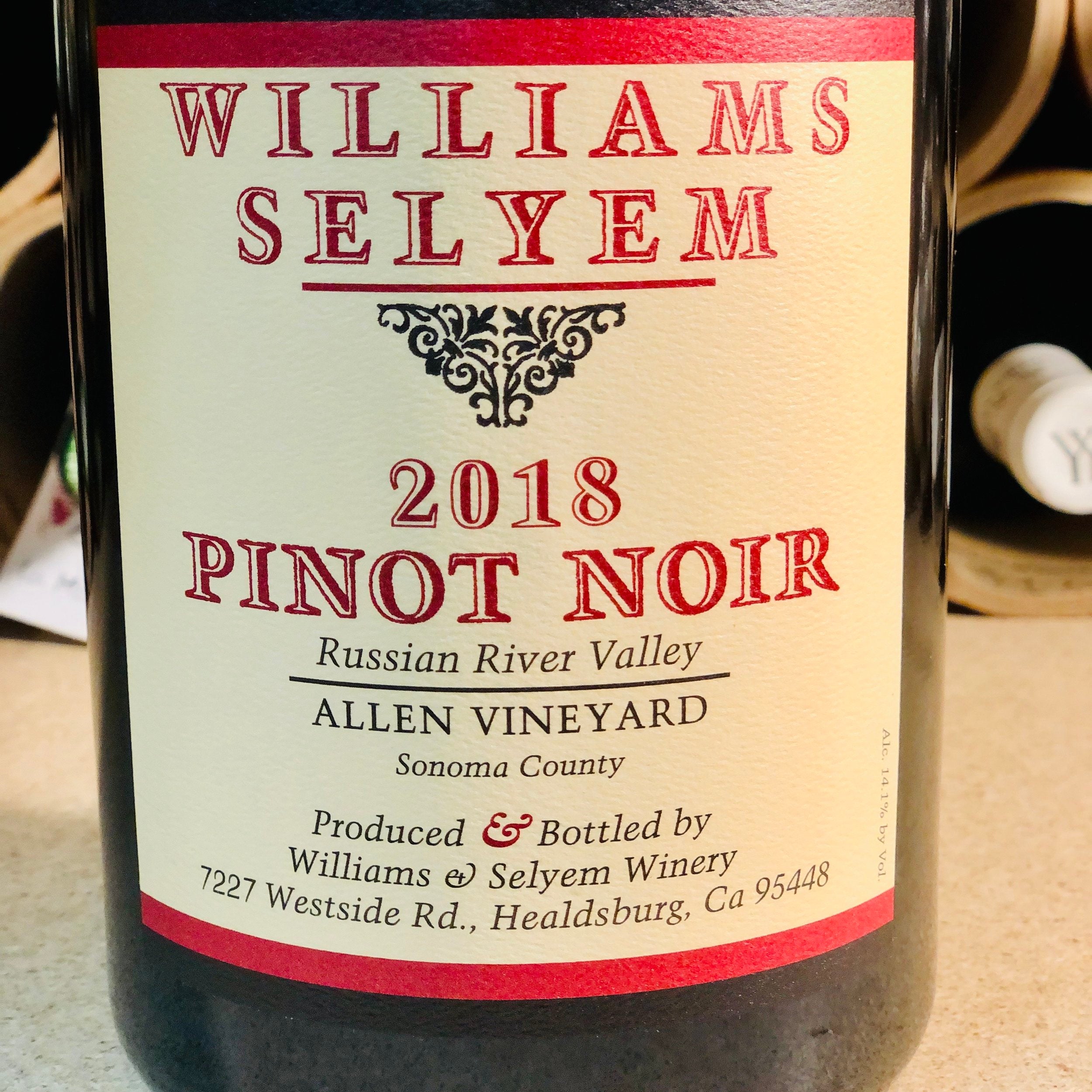 Williams Selyem, Russian River Valley, Allen Vineyard, Pinot Noir 2018 (1.5L)